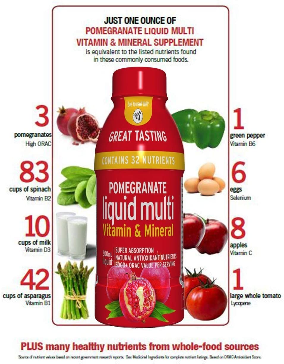 See Yourself Well Pomegranate Liquid Multi
